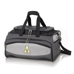 App State Mountaineers - Buccaneer Portable Charcoal Grill & Cooler Tote-Picnic Time Family of Brands