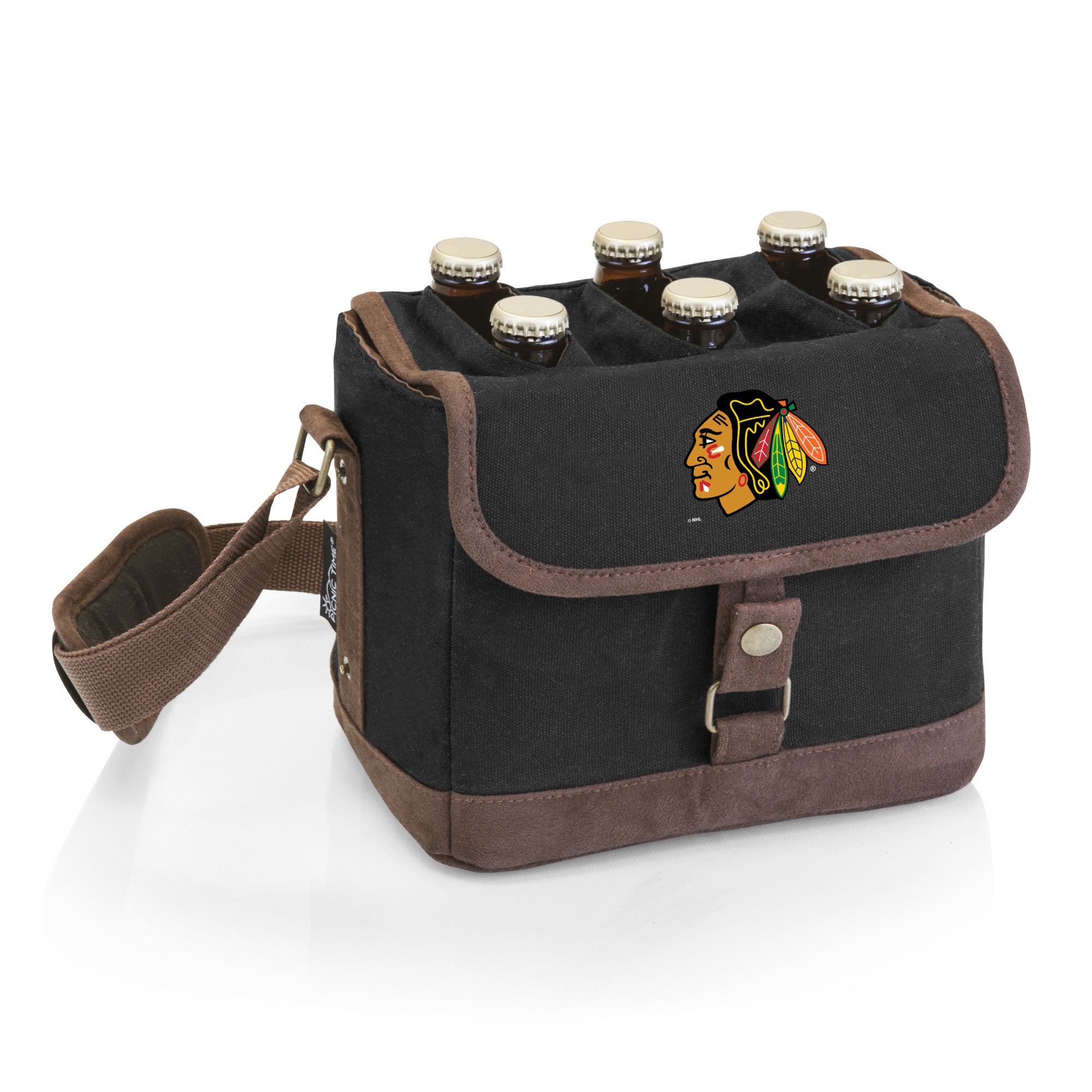 Chicago Blackhawks - Beer Caddy Cooler Tote with Opener