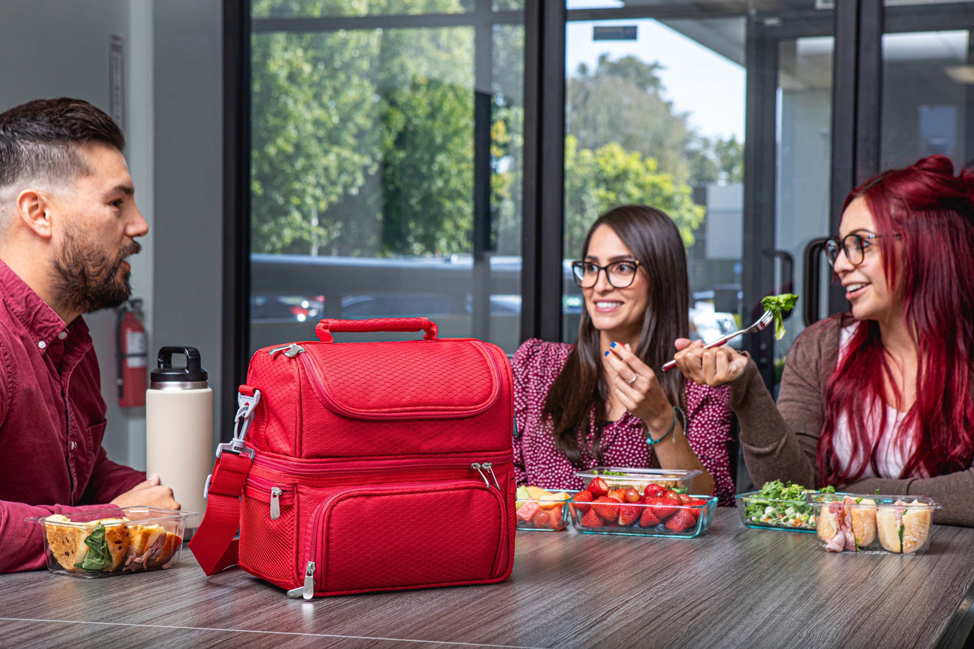 Coca-Cola Emoji - Pranzo Lunch Bag Cooler with Utensils