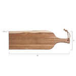 Coyuchi Artisan 24" Acacia Charcuterie Board-Picnic Time Family of Brands