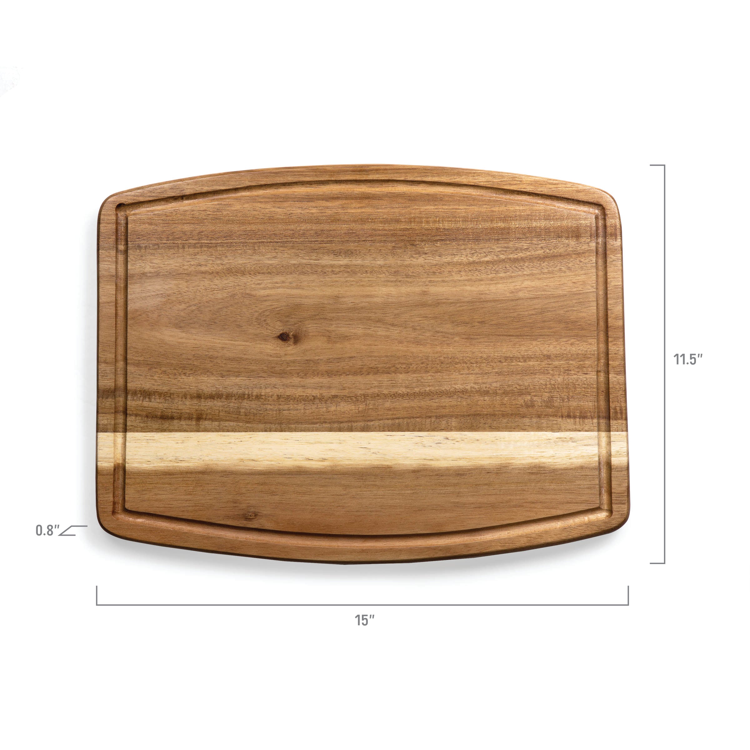 Coyuchi Ovale Acacia Cutting Board-Picnic Time Family of Brands