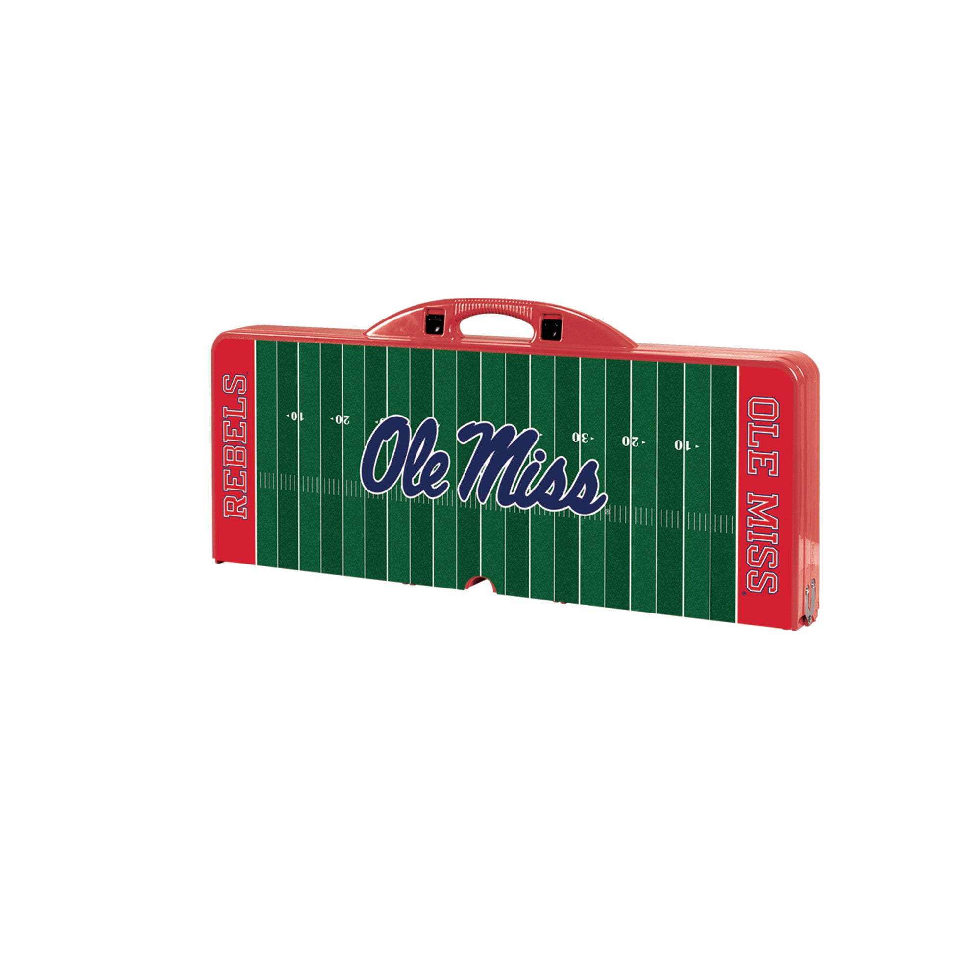 Ole Miss Rebels - Picnic Table Portable Folding Table with Seats