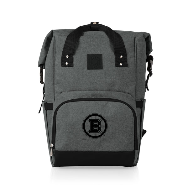 Boston Bruins - On The Go Roll-Top Backpack Cooler