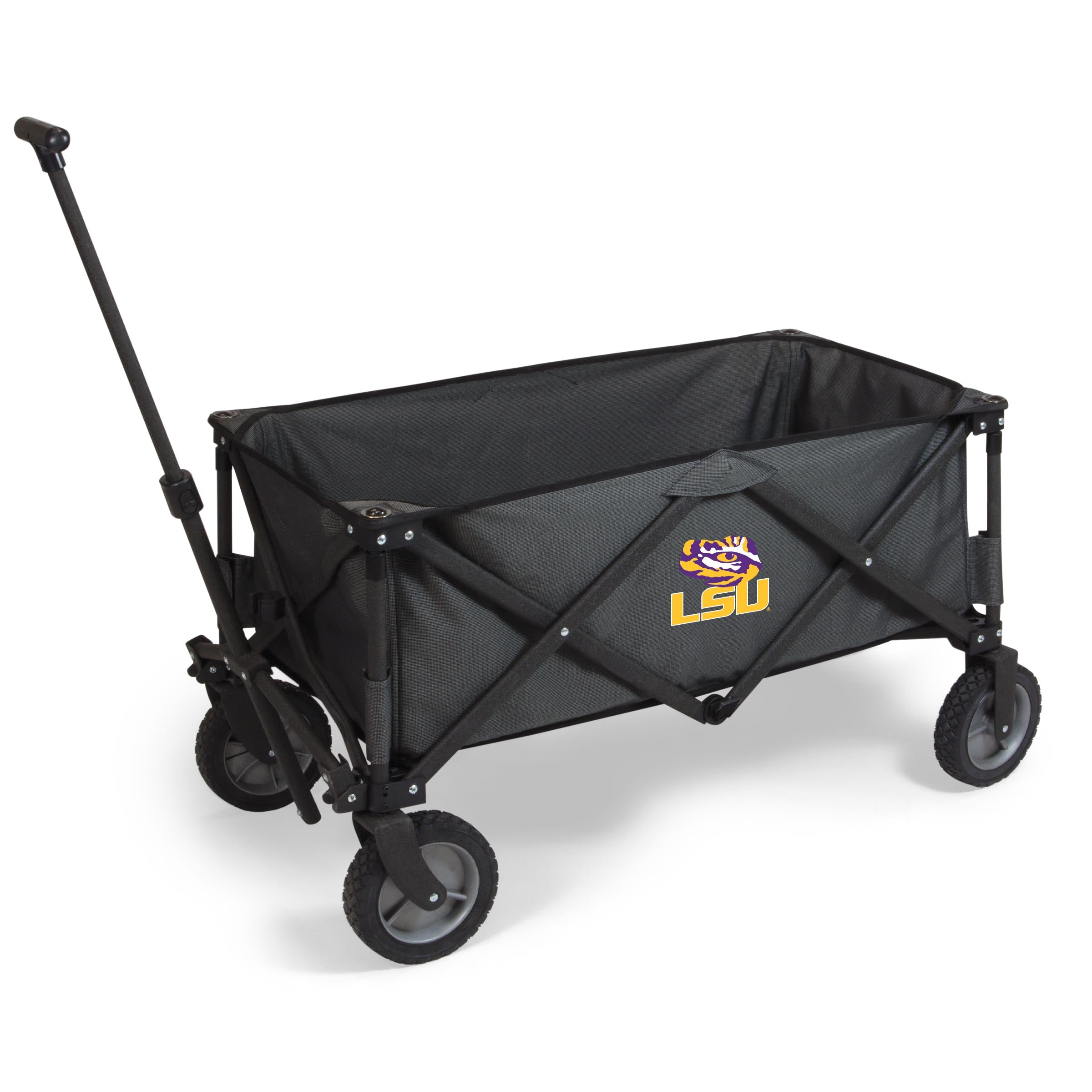 LSU Tigers - Adventure Wagon Portable Utility Wagon-Picnic Time Family of Brands