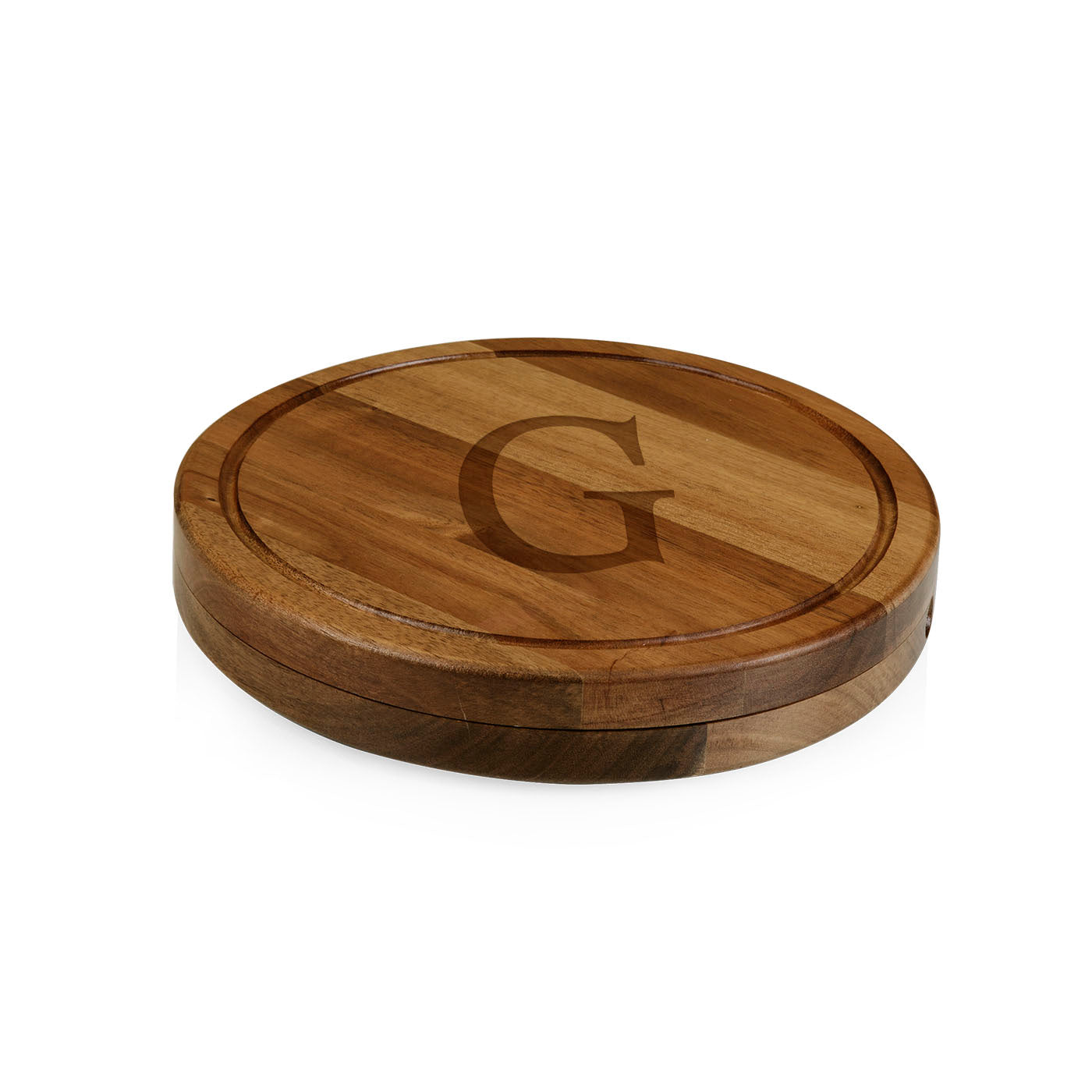 Monogram - Acacia Circo Cheese Cutting Board & Tools Set-Picnic Time Family of Brands