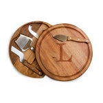 Monogram - Acacia Circo Cheese Cutting Board & Tools Set-Picnic Time Family of Brands