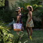 Coronado Canvas and Willow Basket Tote-Picnic Time Family of Brands