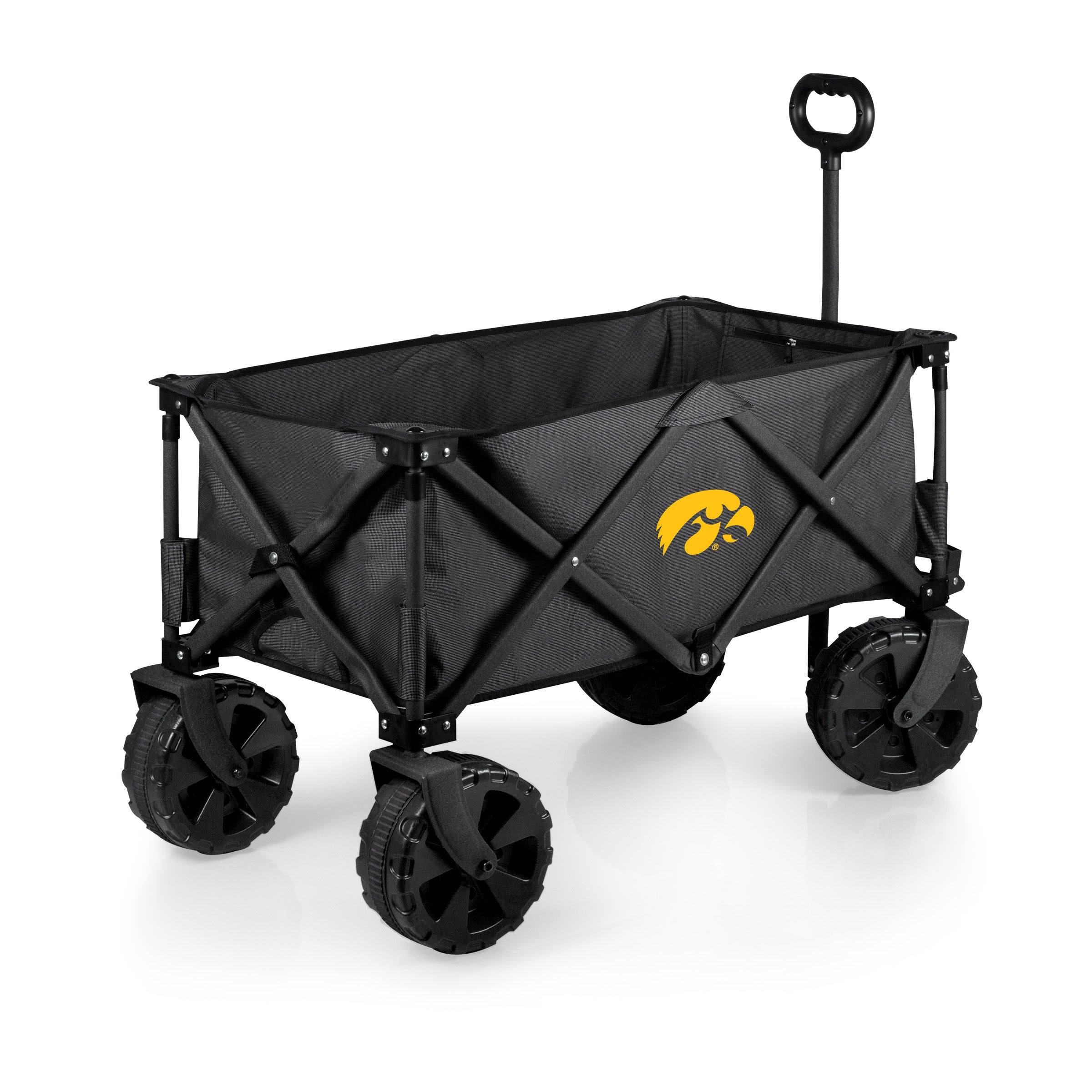 Iowa Hawkeyes - Adventure Wagon Elite All-Terrain Portable Utility Wagon-Picnic Time Family of Brands