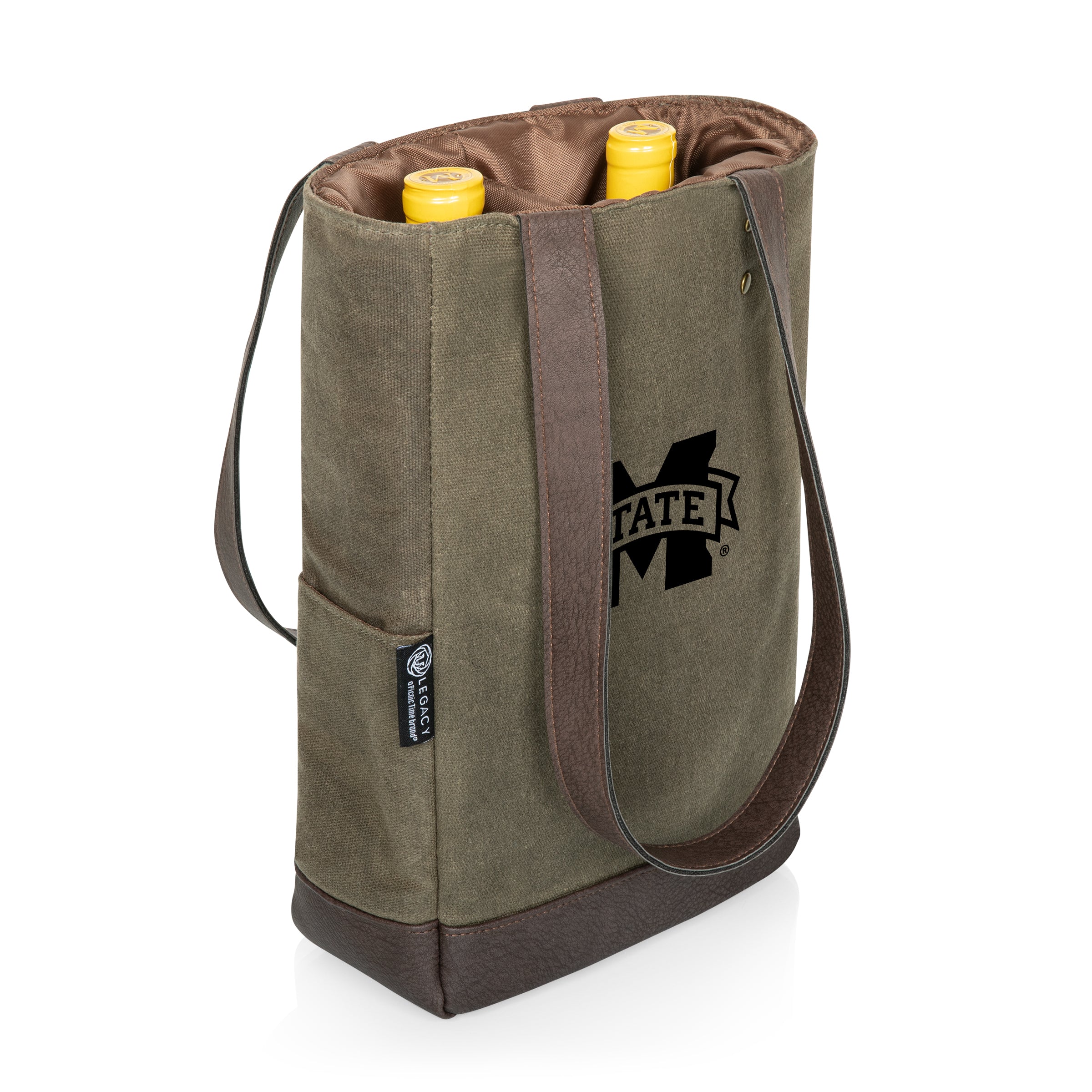 Mississippi State Bulldogs - 2 Bottle Insulated Wine Cooler Bag-Picnic Time Family of Brands