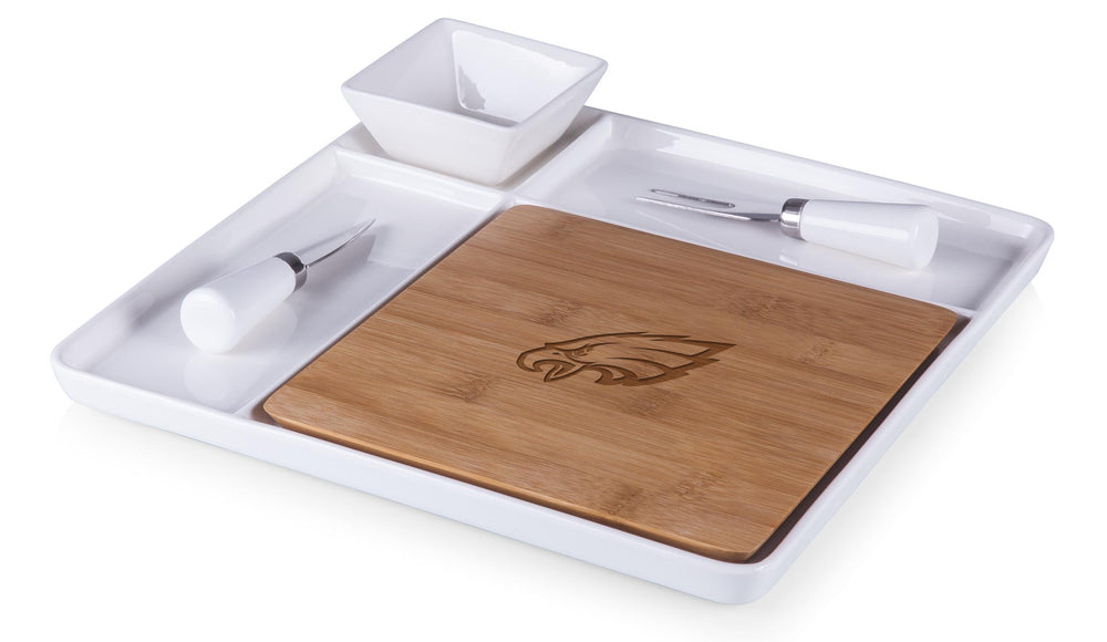 Philadelphia Eagles - Peninsula Cutting Board & Serving Tray-Picnic Time Family of Brands
