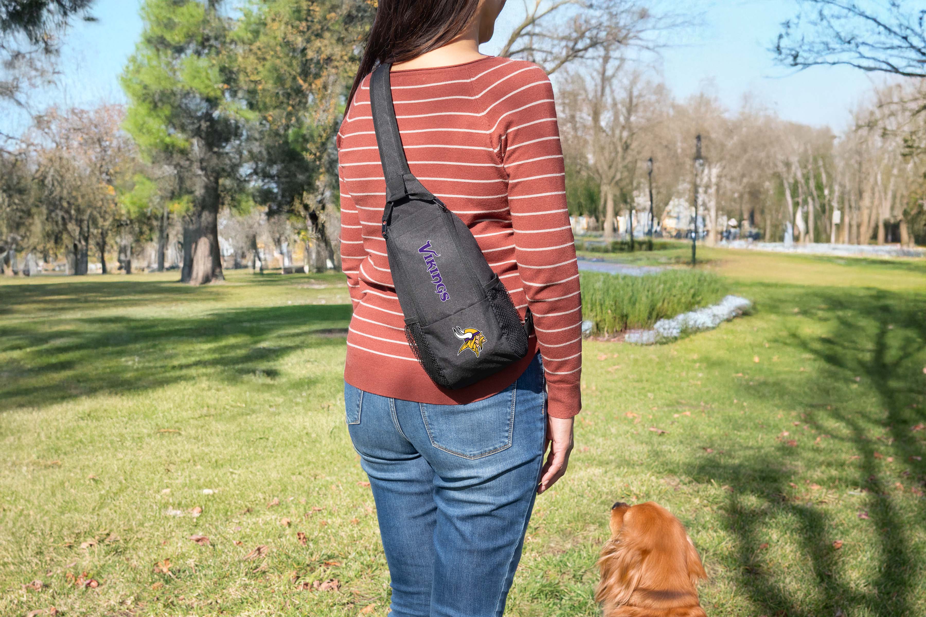 Minnesota Vikings - Strider Cooler Sling Bag-Picnic Time Family of Brands