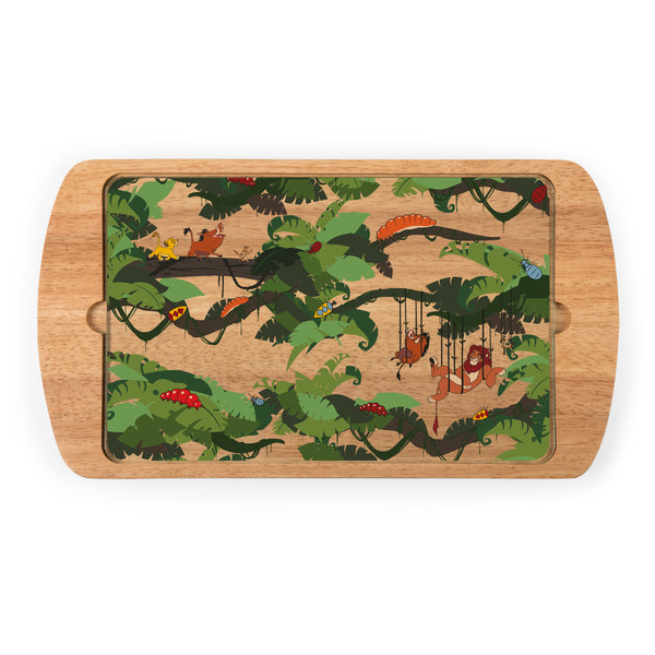 Lion King Simba, Timon, Pumbaa - Billboard Glass Top Serving Tray