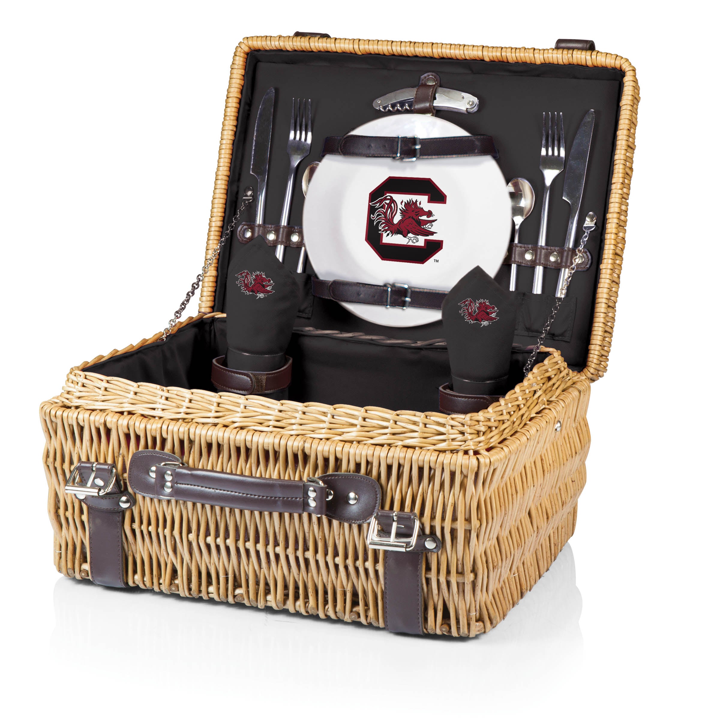 South Carolina Gamecocks - Champion Picnic Basket-Picnic Time Family of Brands