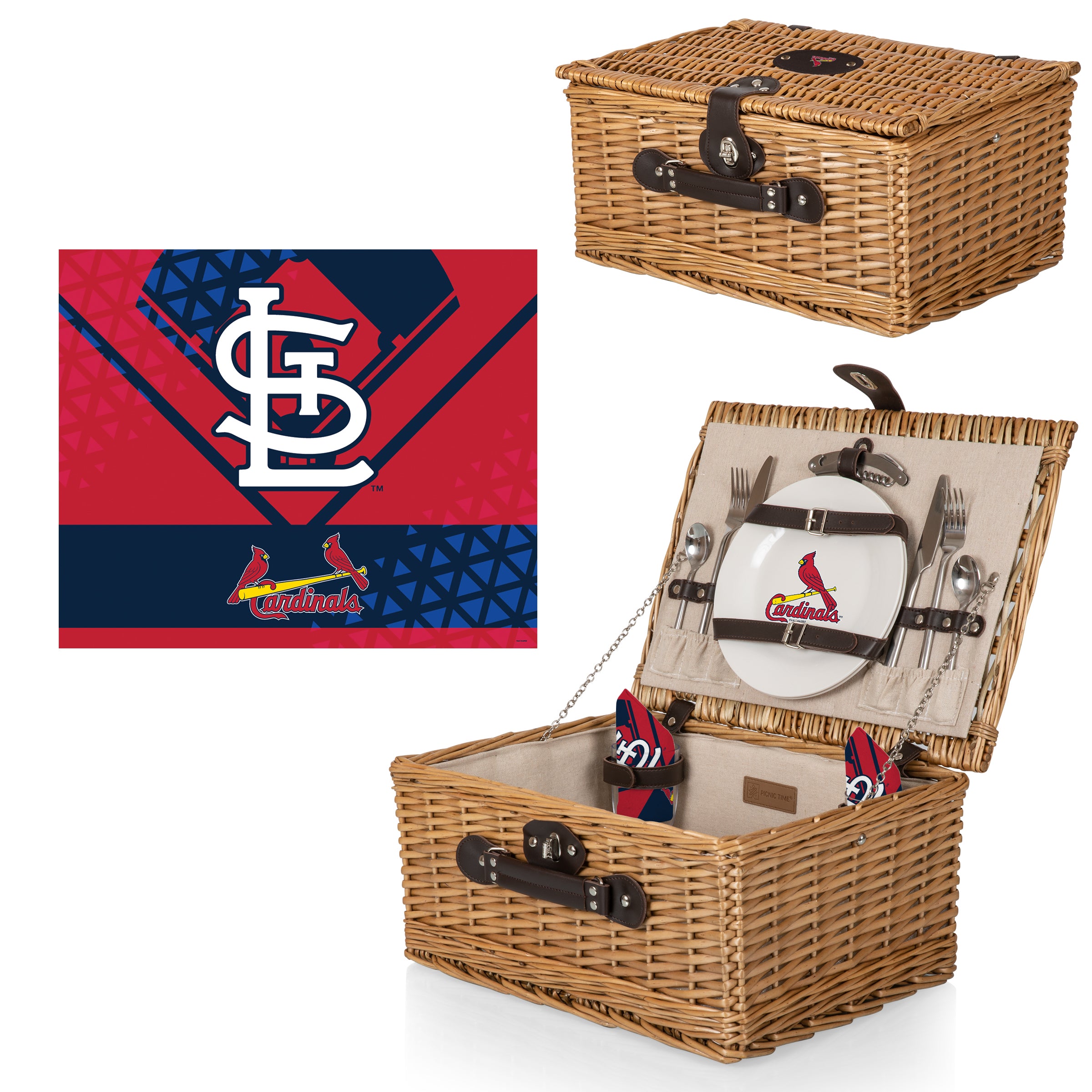 St. Louis Cardinals - Classic Picnic Basket