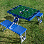 Tennessee Titans Football Field - Picnic Table Portable Folding Table with Seats