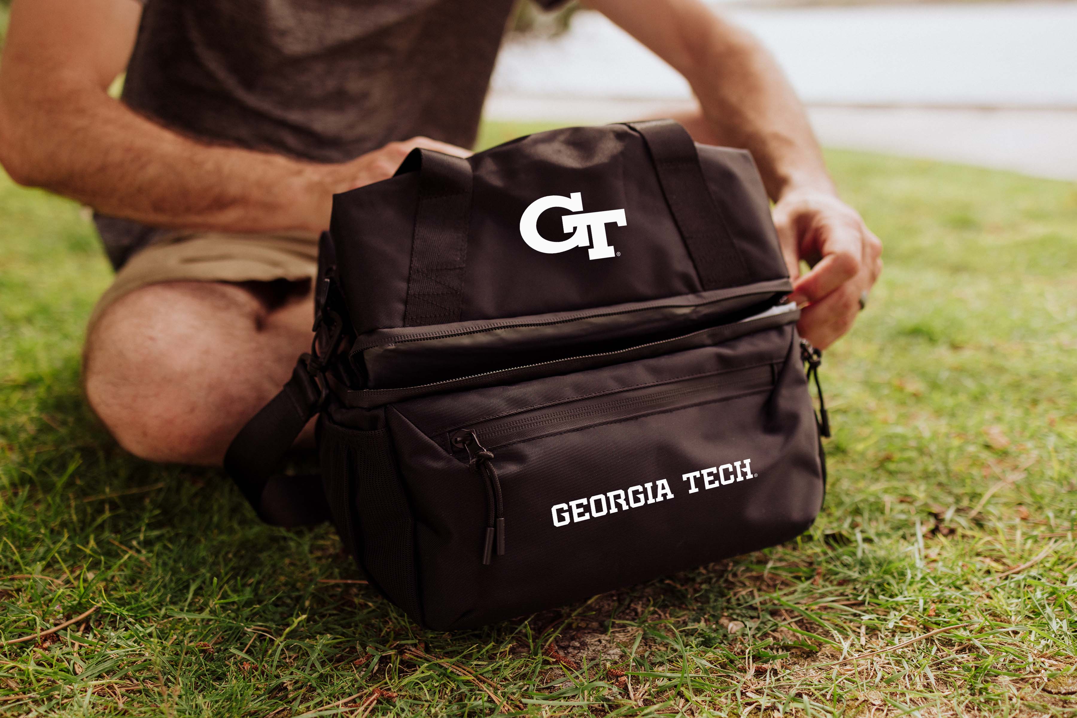 Georgia Tech Yellow Jackets - Tarana Recycled Lunch Bag Cooler with Utensils