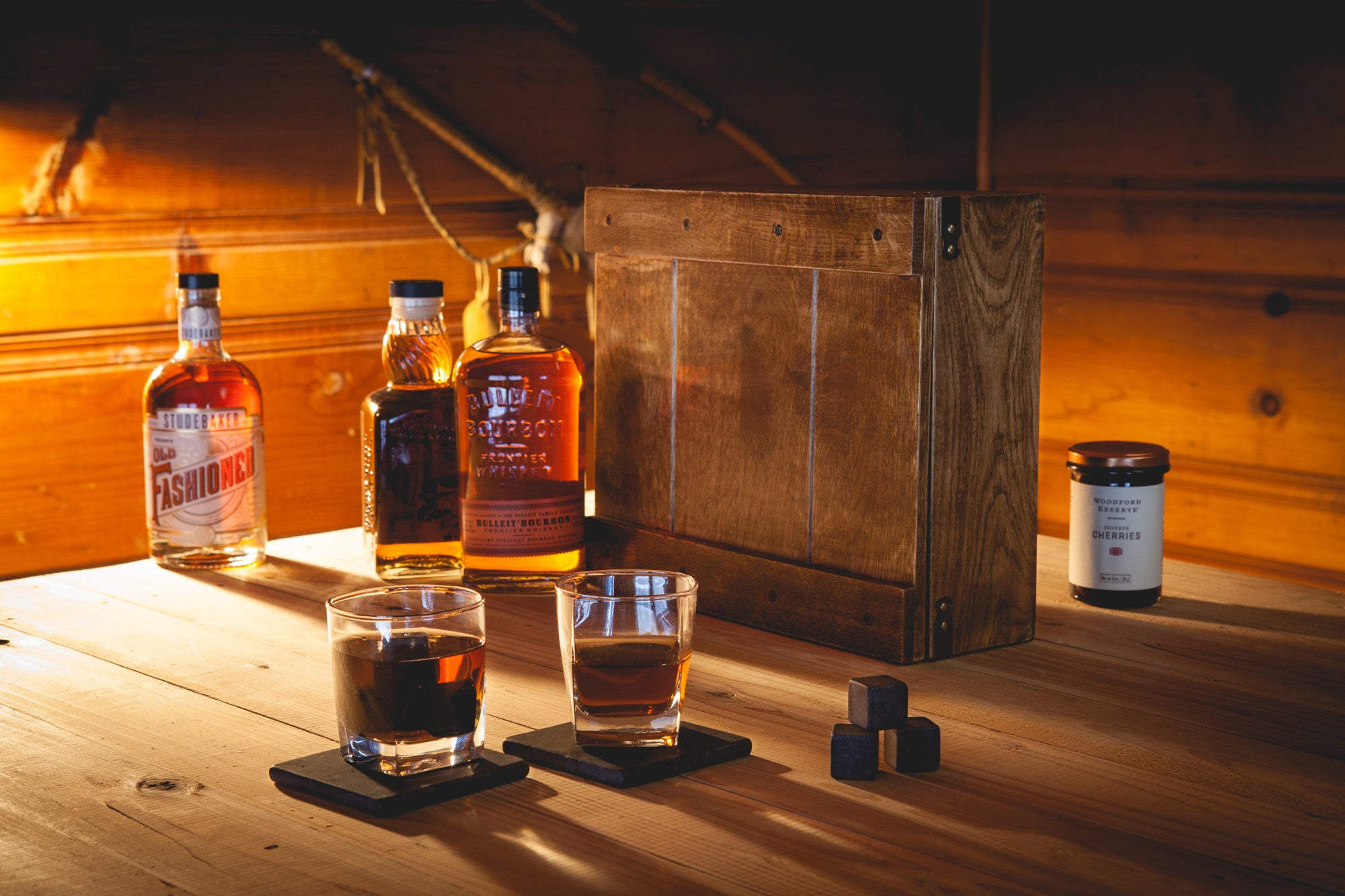 Minnesota Vikings - Whiskey Box Gift Set