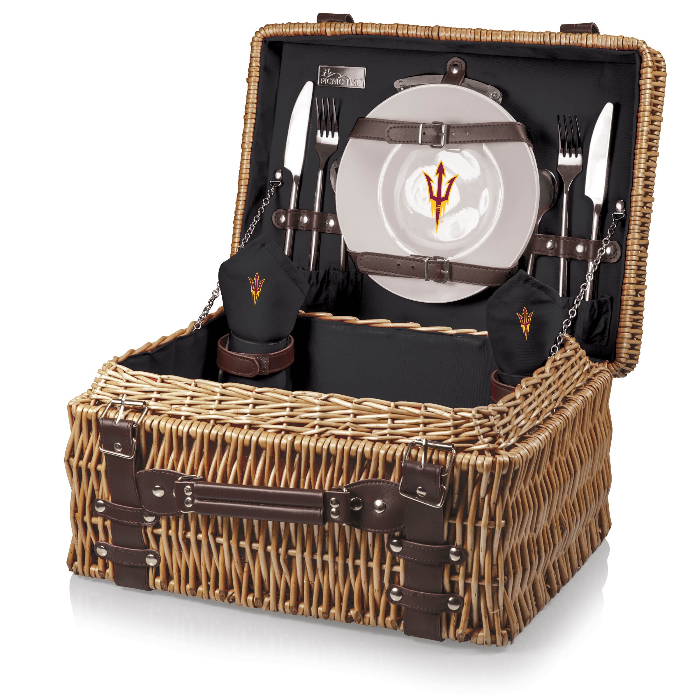 Arizona State Sun Devils - Champion Picnic Basket-Picnic Time Family of Brands