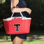 Texas Tech Red Raiders - Metro Basket Collapsible Cooler Tote-Picnic Time Family of Brands