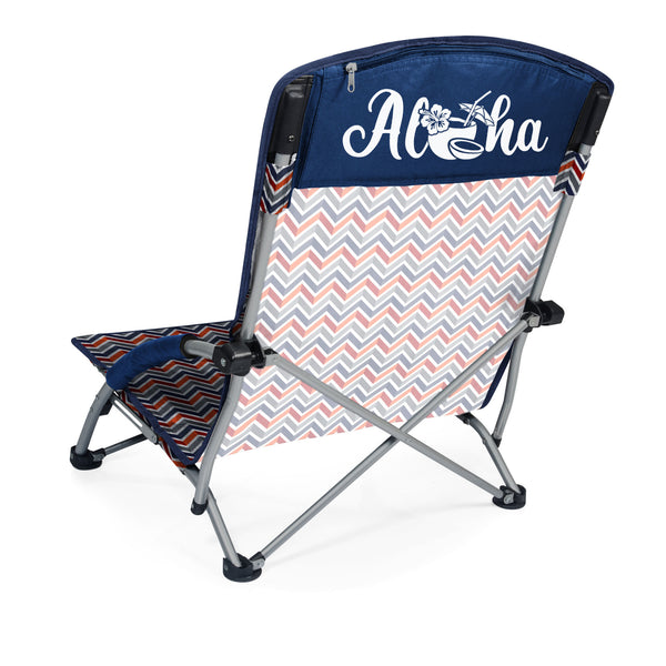 Beach Sayings Aloha - Tranquility Beach Chair with Carry Bag