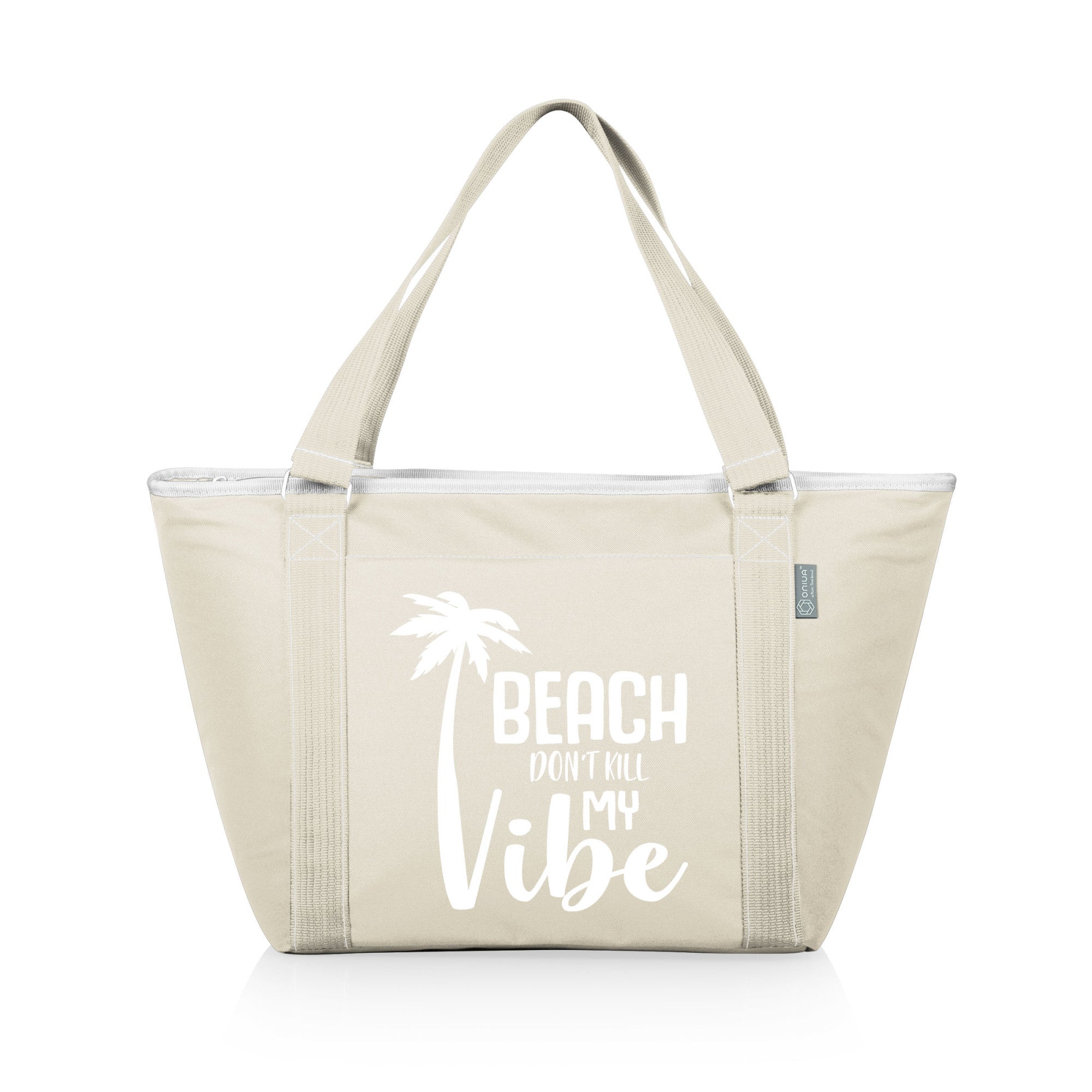 Beach Sayings Beach Don't Kill My Vibe - Topanga Cooler Tote Bag