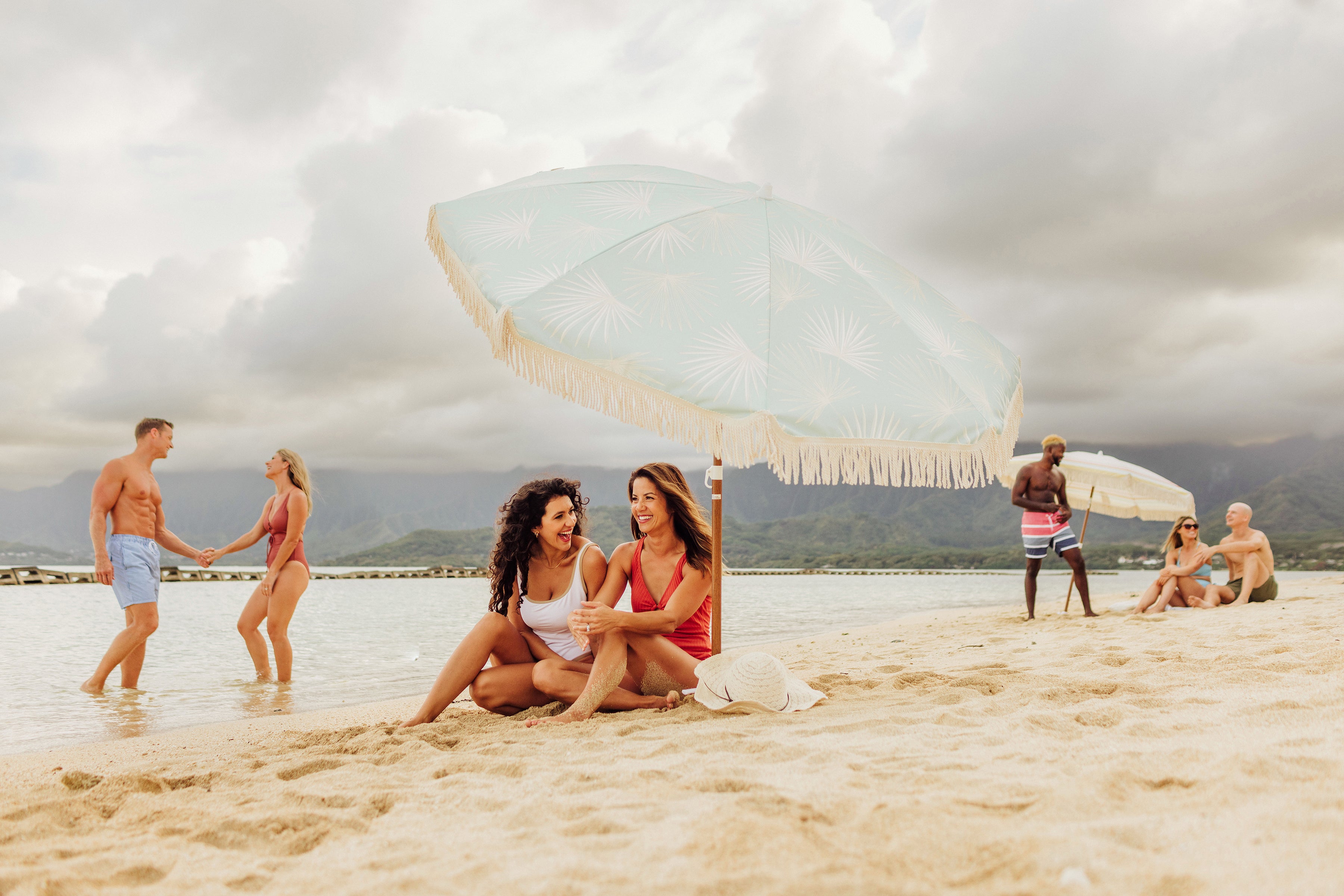 Summerland 6.5 ft. Portable Beach Umbrella