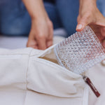 Terrabella Earth Friendly Handwoven Picnic Basket Set for 2