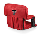 Texas Tech Red Raiders - Ventura Portable Reclining Stadium Seat-Picnic Time Family of Brands