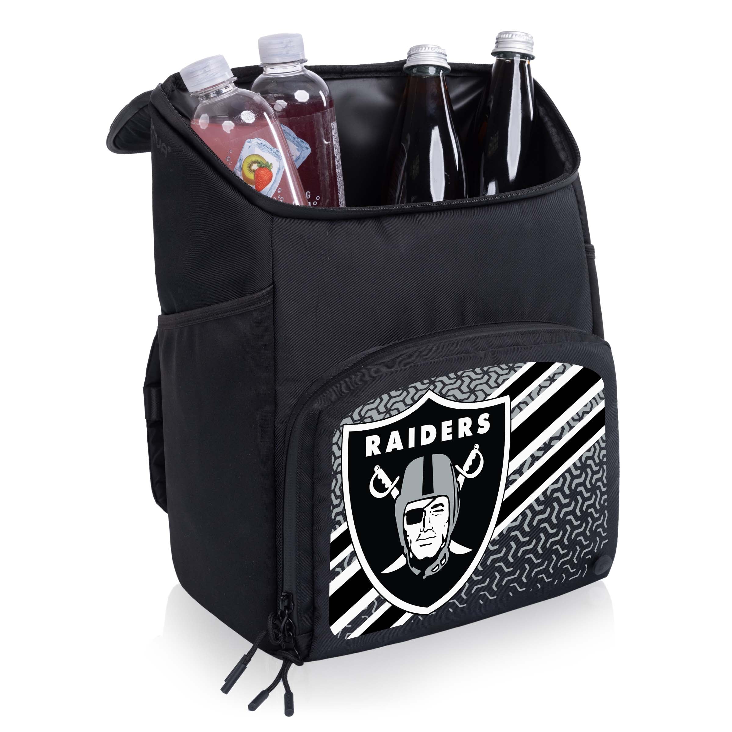Las Vegas Raiders - PTX 2.0 Tarana Recycled Backpack Cooler-Picnic Time Family of Brands