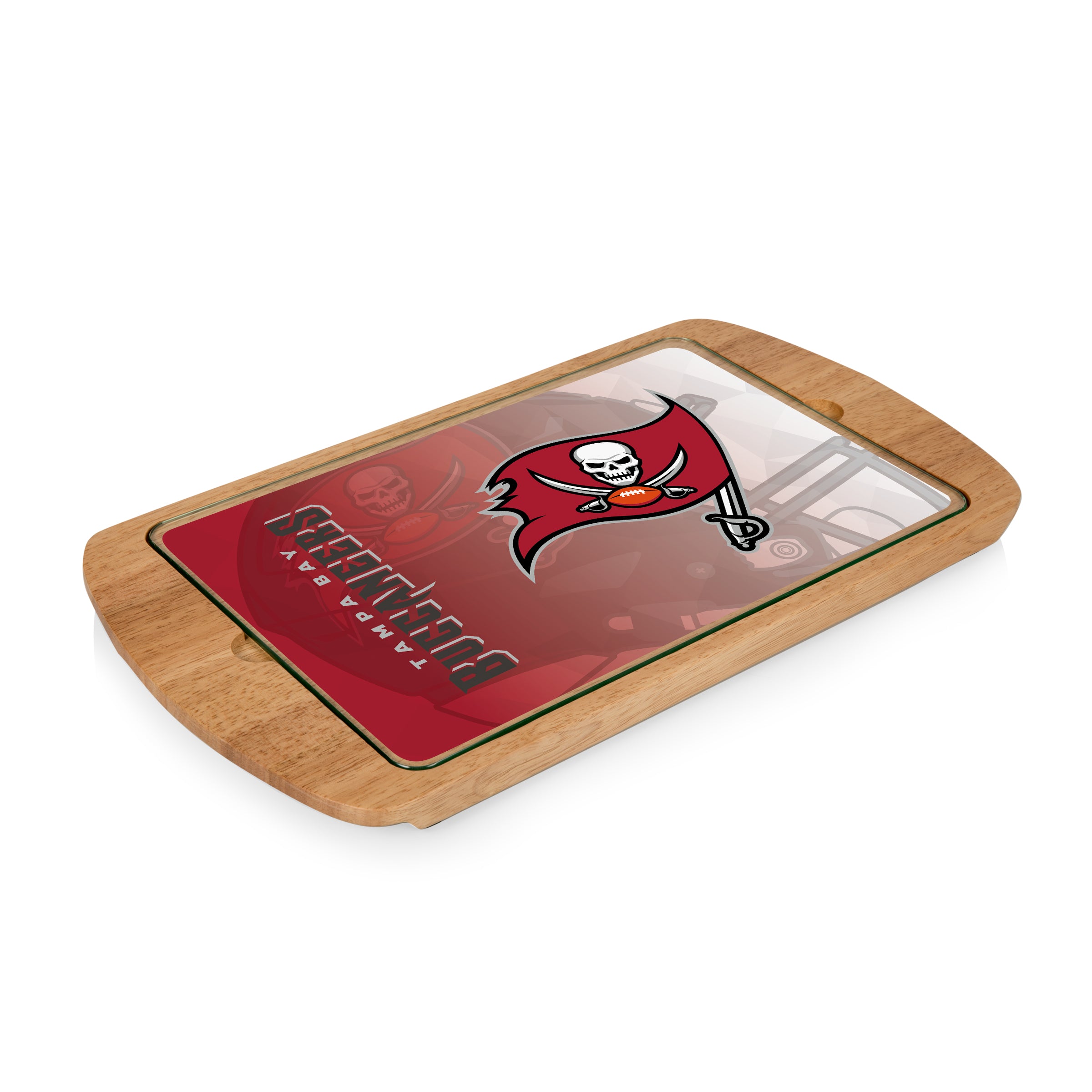 Tampa Bay Buccaneers - Billboard Glass Top Serving Tray