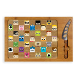 Pixar Collection - Icon Glass Top Cutting Board & Knife Set-Picnic Time Family of Brands