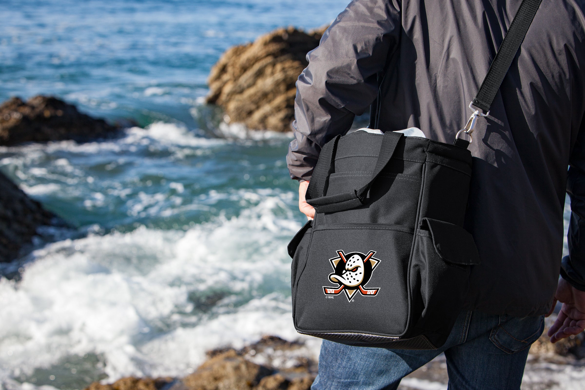 Anaheim Ducks - Activo Cooler Tote Bag-Picnic Time Family of Brands