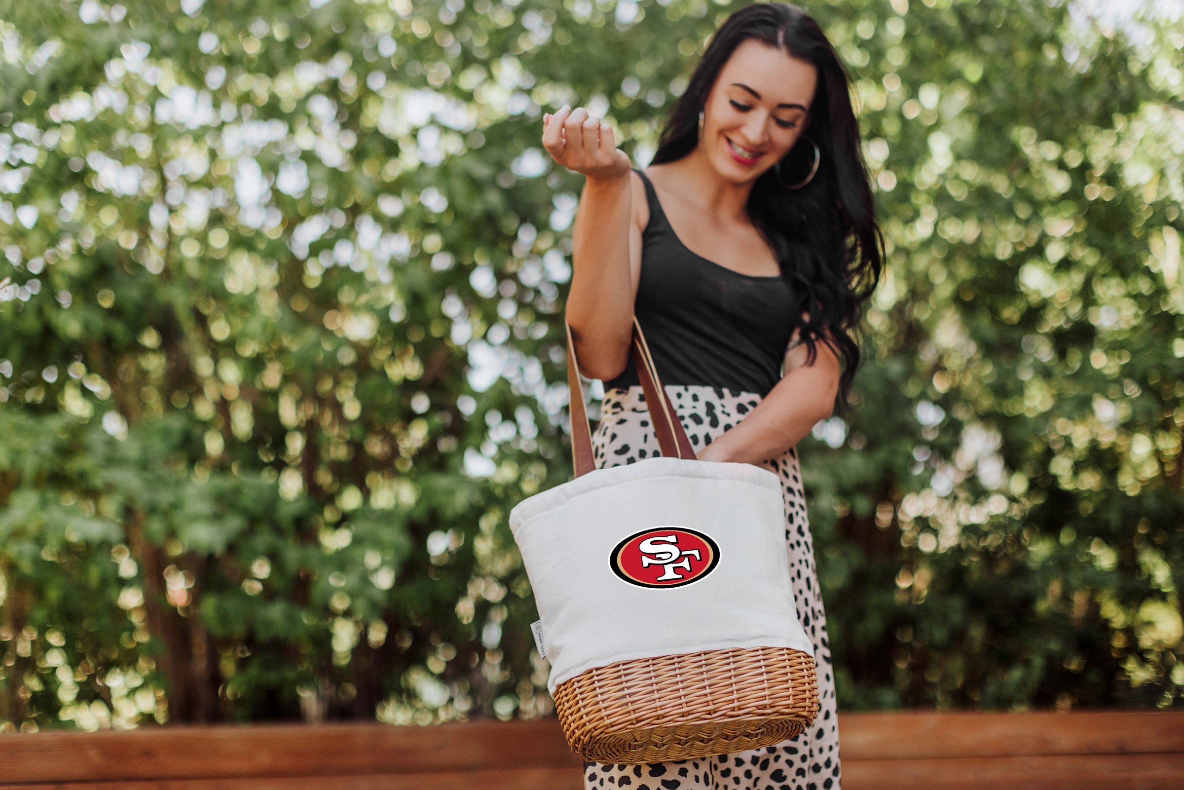 San Francisco 49ers - Pico Willow and Canvas Lunch Basket