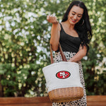 San Francisco 49ers - Pico Willow and Canvas Lunch Basket