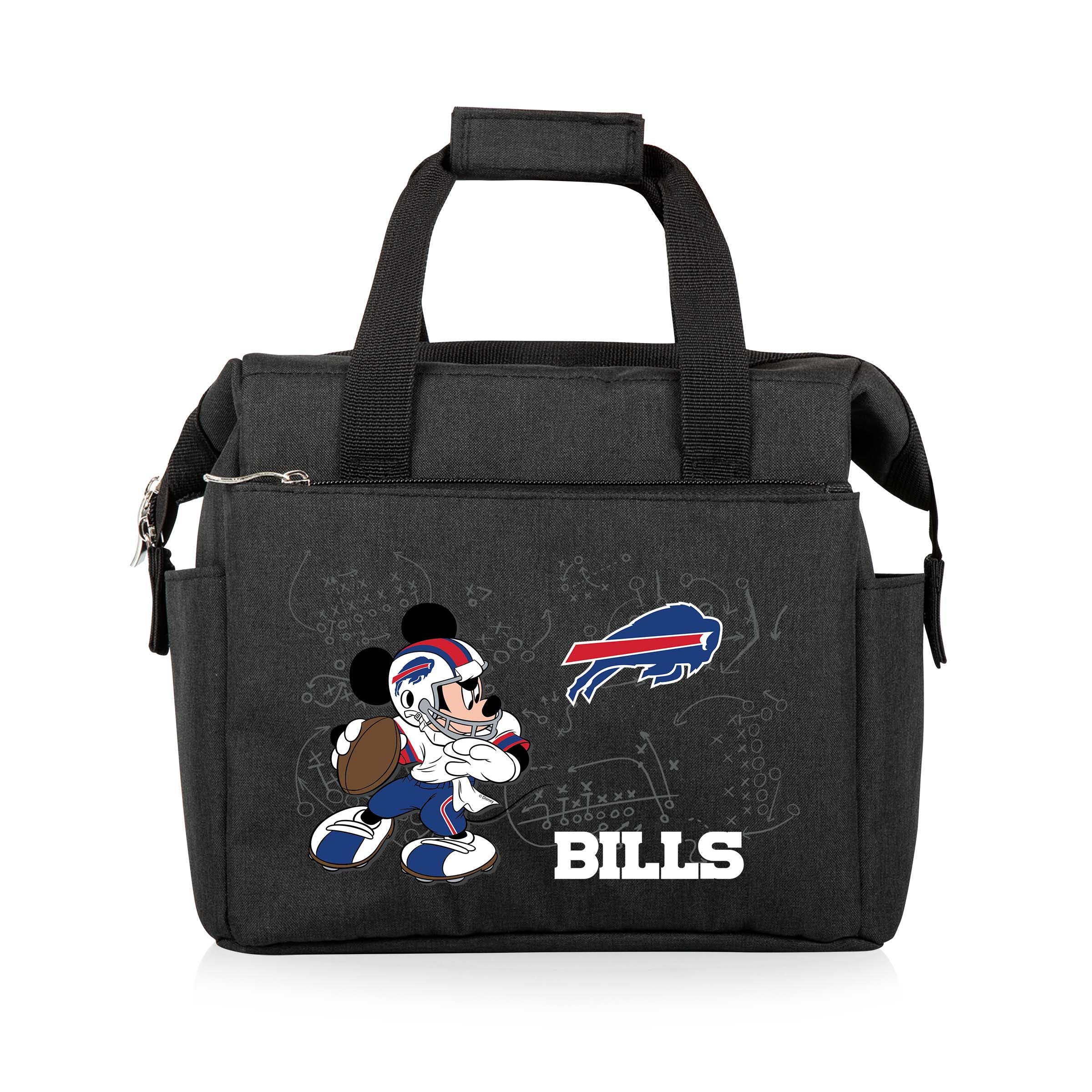 Buffalo Bills Mickey Mouse - On The Go Lunch Bag Cooler-Picnic Time Family of Brands