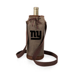 New York Giants - Waxed Canvas Wine Tote