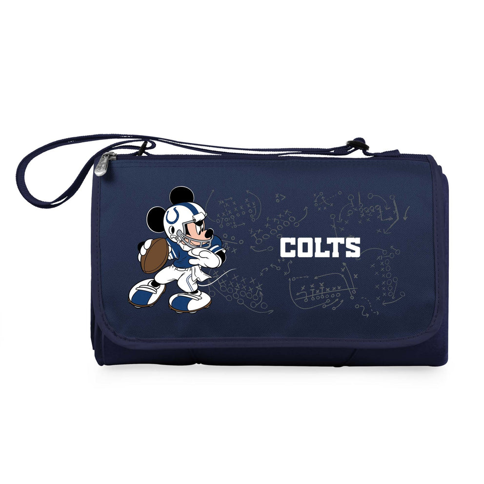 Indianapolis Colts - Mickey Mouse - Blanket Tote Outdoor Picnic Blanket