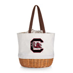 South Carolina Gamecocks - Coronado Canvas and Willow Basket Tote