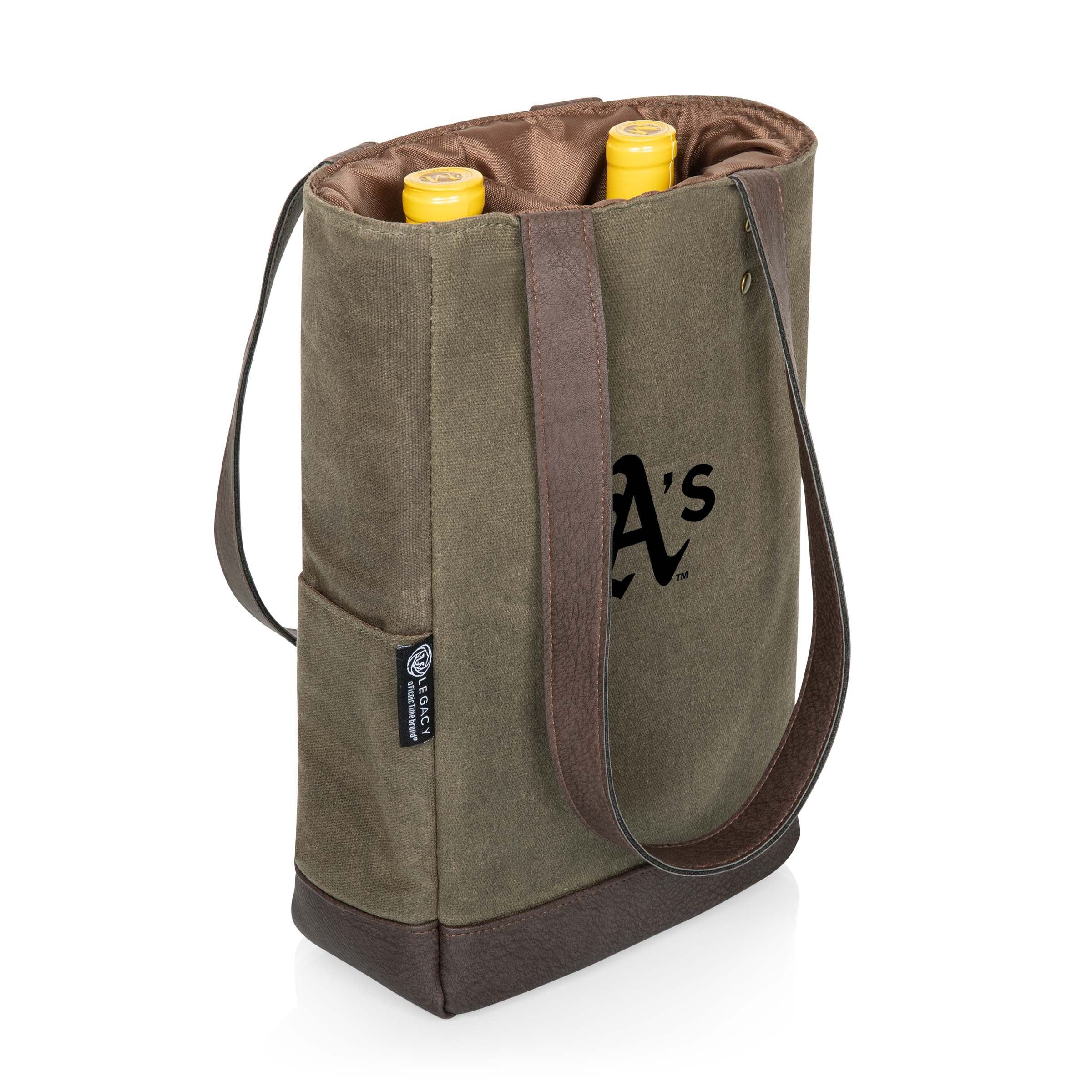 Khaki Green with Brown Accents