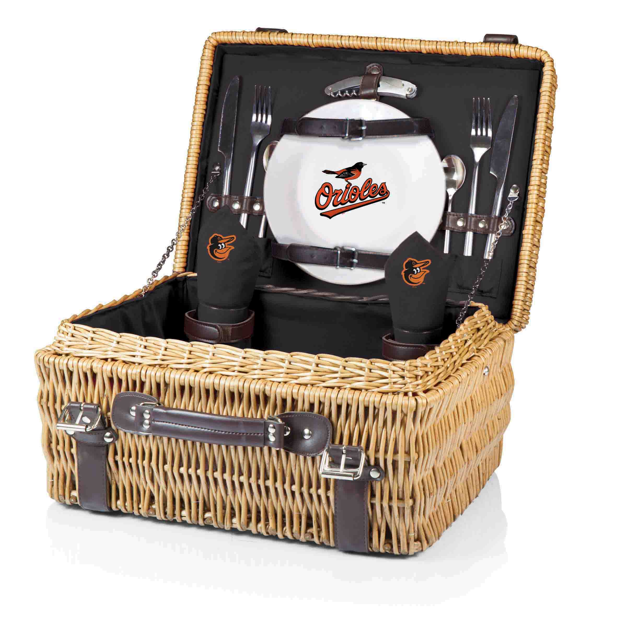 Baltimore Orioles - Champion Picnic Basket-Picnic Time Family of Brands
