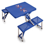 Virginia Cavaliers - Picnic Table Portable Folding Table with Seats-Picnic Time Family of Brands