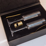 Arbane Champagne Glass Set with Cake Knife