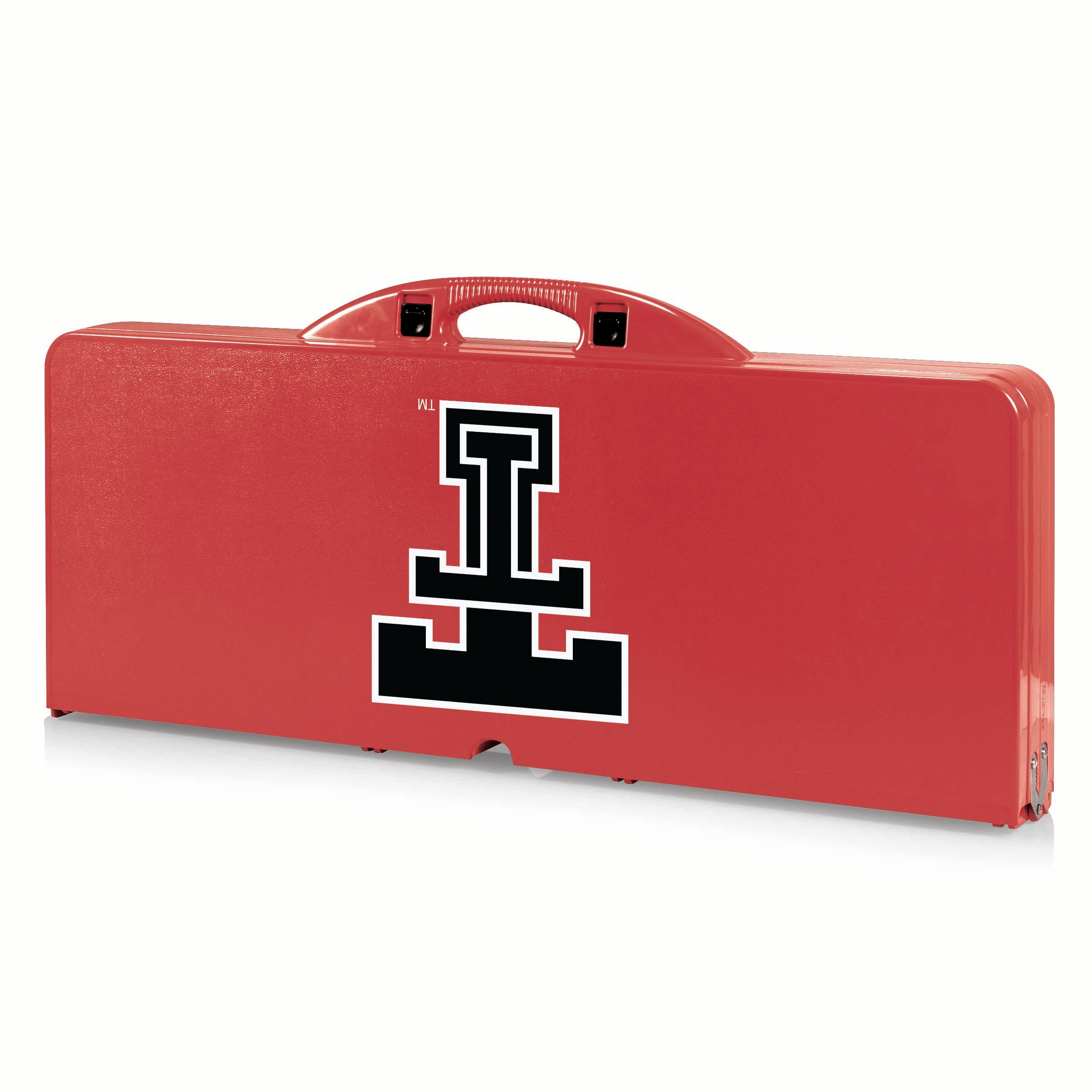 Texas Tech Red Raiders - Picnic Table Portable Folding Table with Seats-Picnic Time Family of Brands