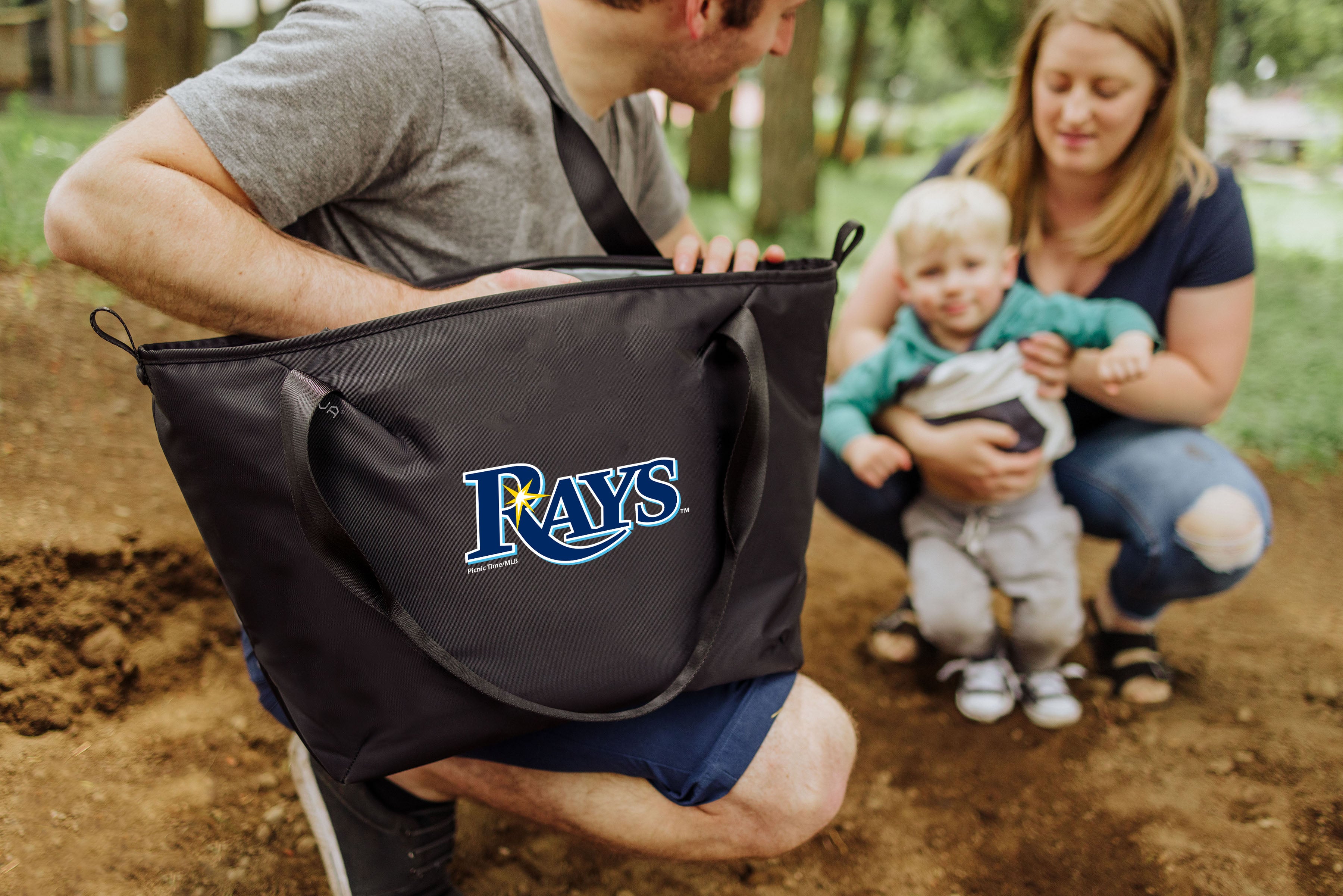 Tampa Bay Rays - Tarana Recycled Cooler Tote Bag-Picnic Time Family of Brands