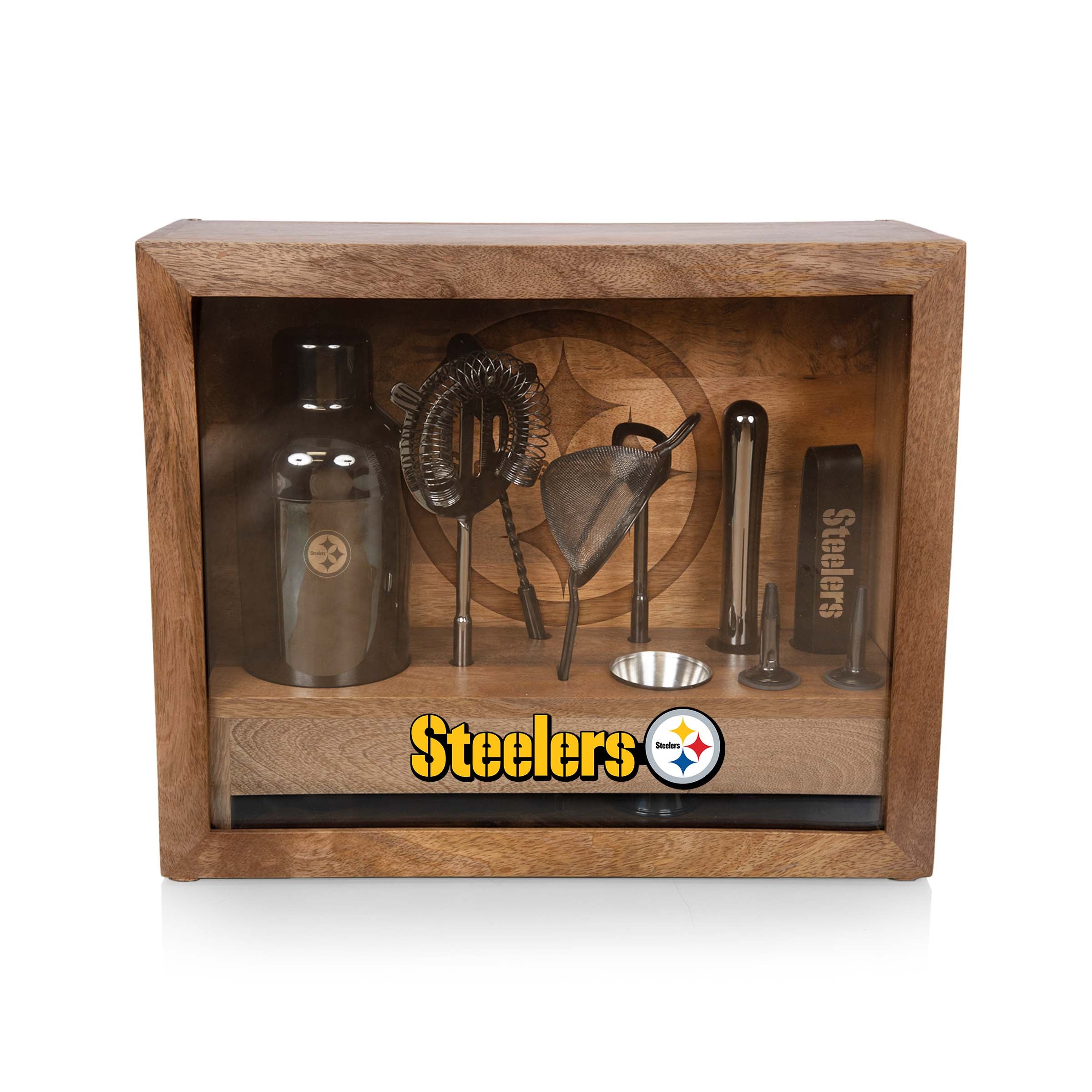 Pittsburgh Steelers - Old Fashioned Bar Set