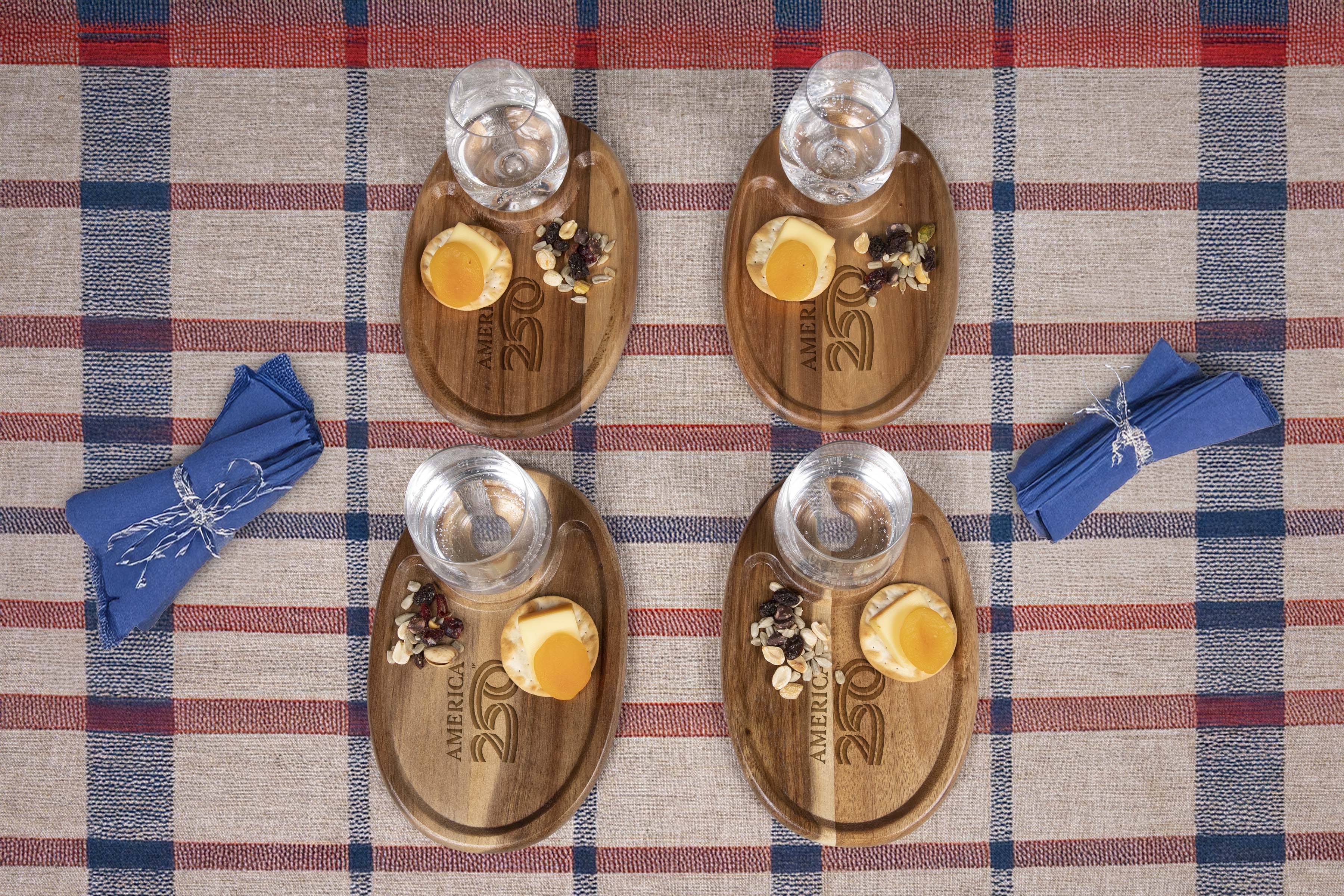 America250 - Wine Appetizer Plate Set Of 4