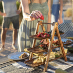 Rhode Island Rams - Serving Ladder 3 Tiered Serving Station