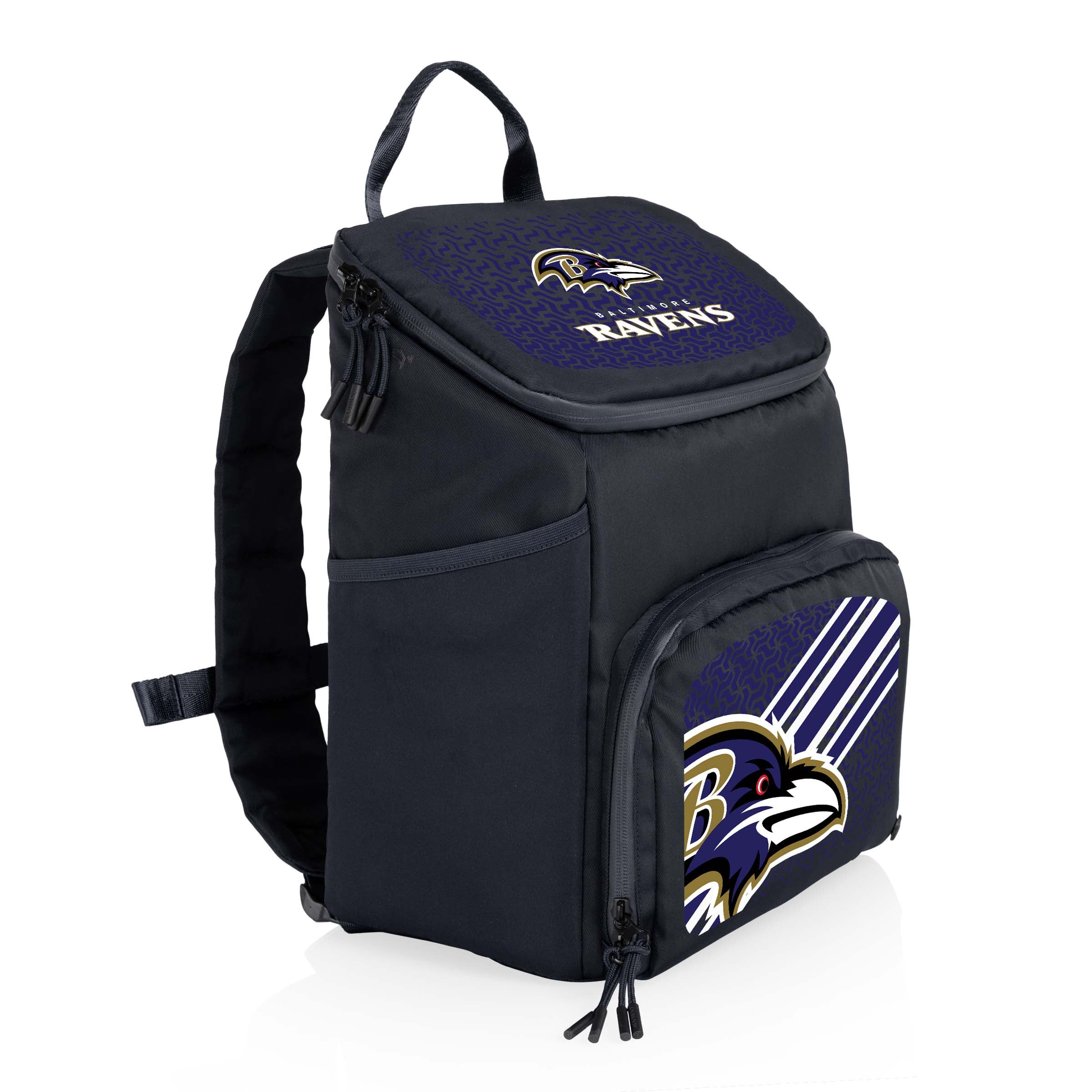Baltimore Ravens - PTX 2.0 Tarana Recycled Backpack Cooler-Picnic Time Family of Brands