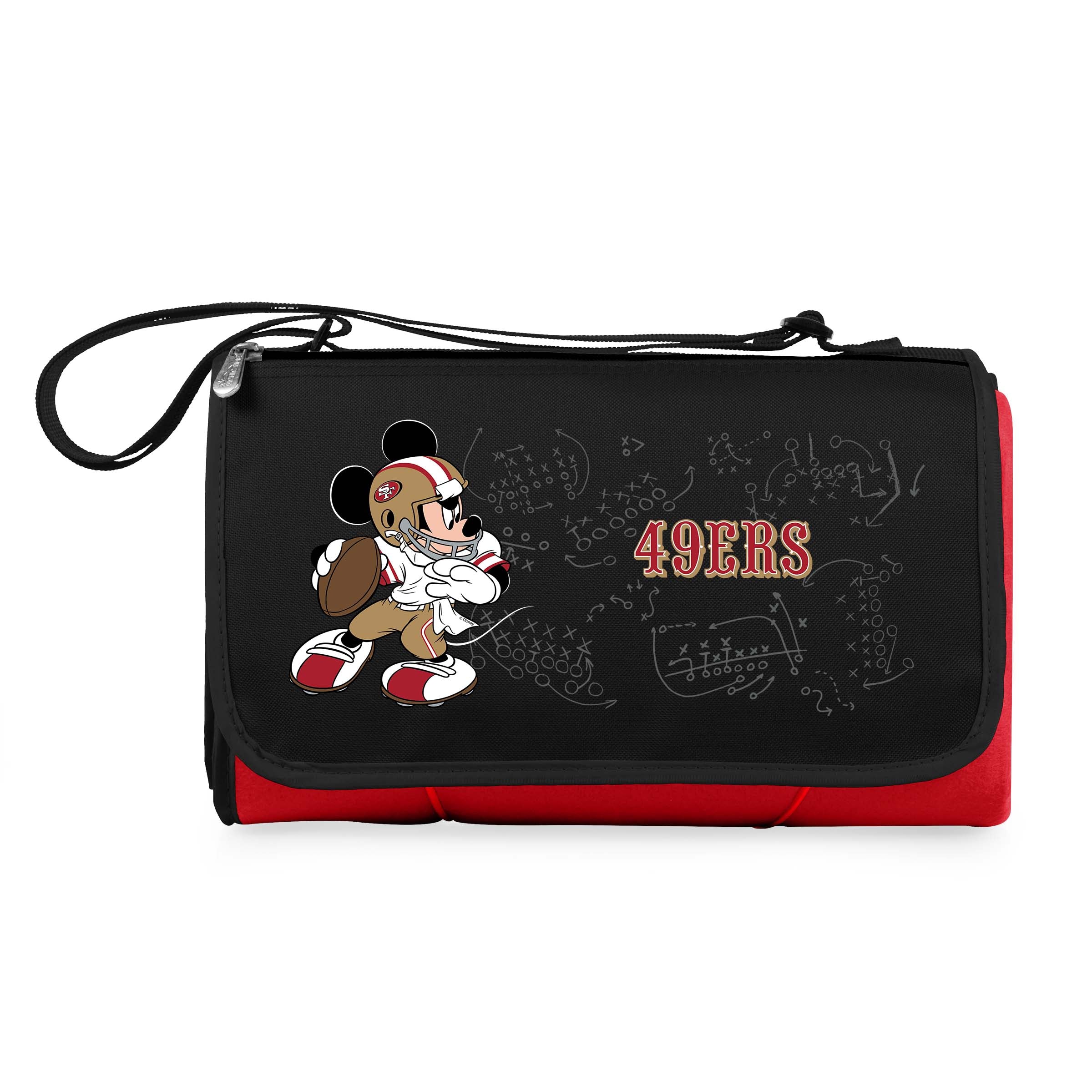 Red with Black Flap