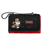 Red with Black Flap